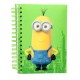 Libreta con luz y sonido Minions Kevin