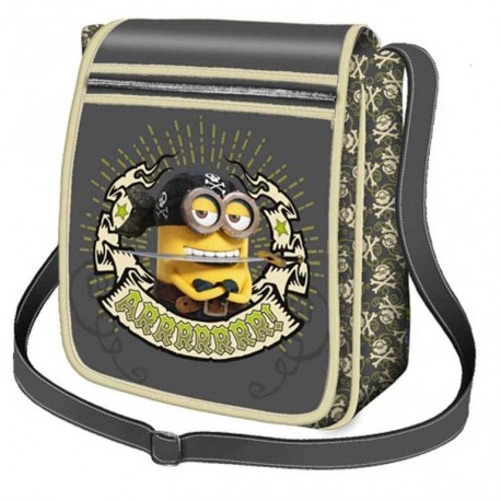 Shoulder bag vertical Minions Pirates 37cm