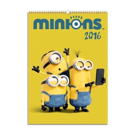 A3 Minions Calendário 2016