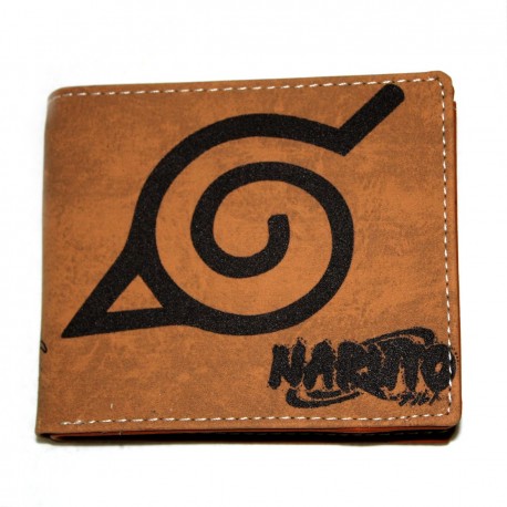 Portefeuille en peau de Naruto