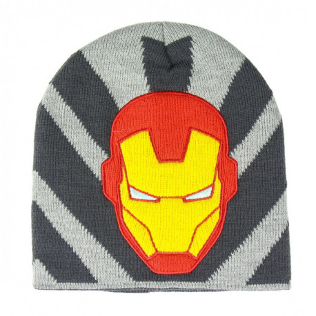 GORRO CON APLICACIONES AVENGERS IRON MAN