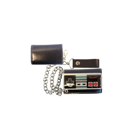 Cartera con cadena Nintendo mando NES