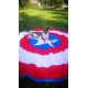 Asciugamano Giro Captain America Avengers