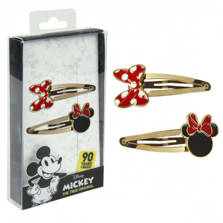 Conjunto Deluxe de grampos Minnie Mouse Disney