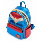 Bolso Mochila Capitana Marvel metalizada Loungefly