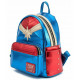 Bolso Mochila Capitana Marvel metalizada Loungefly