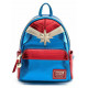 Bolso Mochila Capitana Marvel metalizada Loungefly