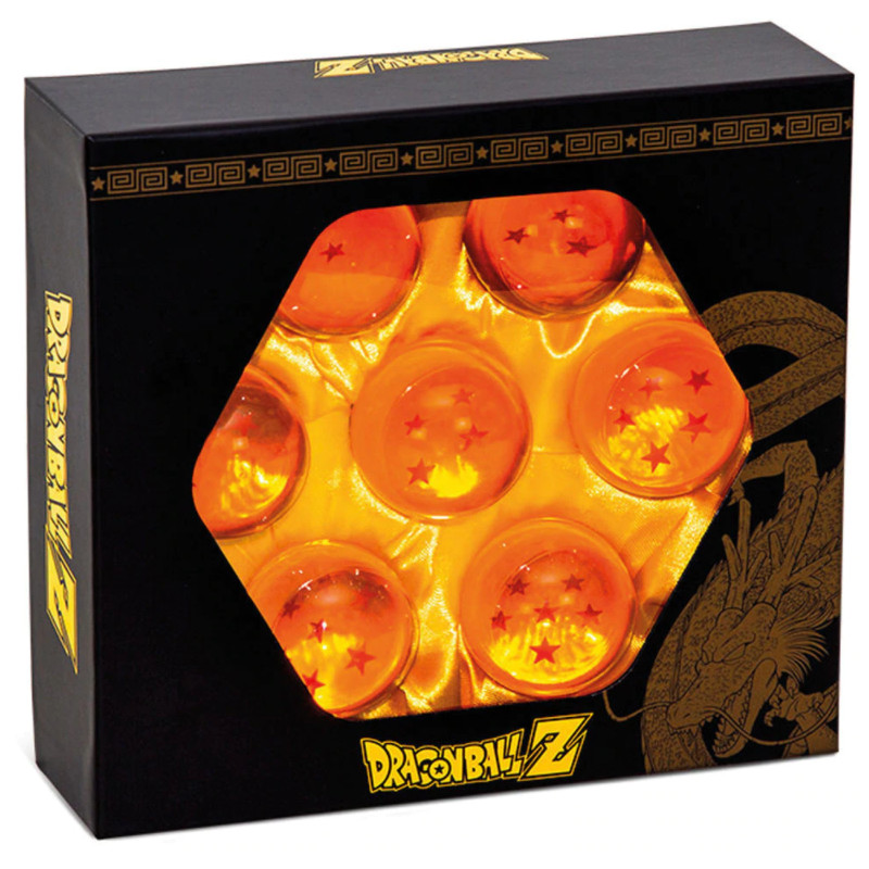 Dragon Ball - Set Bolas de Dragon con Caja de Metal