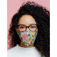 Masque réutilisable floral automne adulte