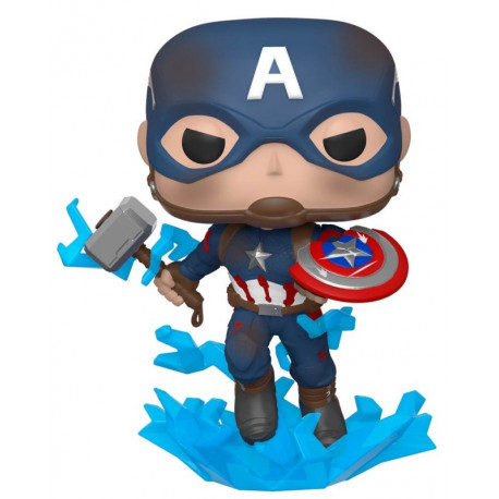 Funko POP!: Capitán América Escudo roto 9 cm