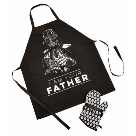 Avental e luva Star Wars Darth Vader