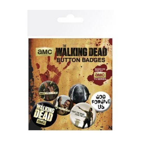 Pack chapas Walking Dead