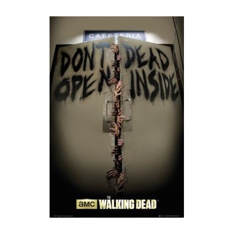 Affiche de the Walking Dead Ne t Ouvert