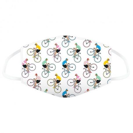 Mascarilla reutilizable Ciclistas Vintage