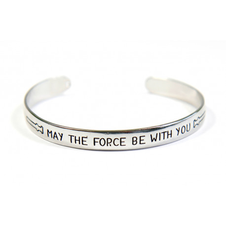 Pulsera Brazalete Star Wars May The Force Be With You