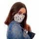 Mascarilla Protectora Reutilizable Unicornios Doodle JUNIOR