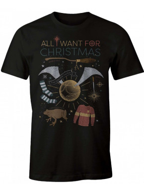 Camiseta Harry Potter All I want for Christmas