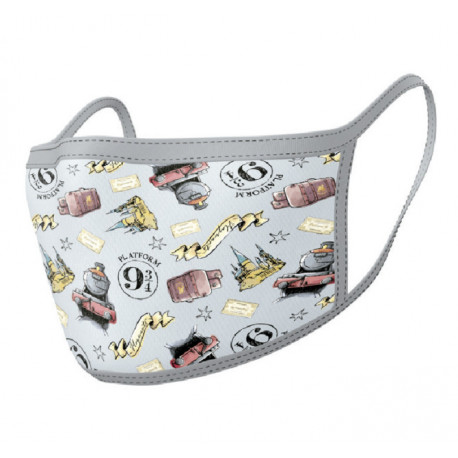 masques réutilisables Poudlard Express Harry Potter