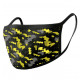Pack de 2 mascarillas textiles premium Batman camuflaje amarillo