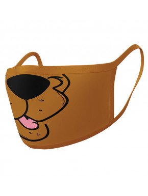 Pack de 2 mascarillas textiles premium Scooby Doo