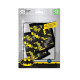 Pack de 2 mascarillas textiles premium Batman camuflaje amarillo