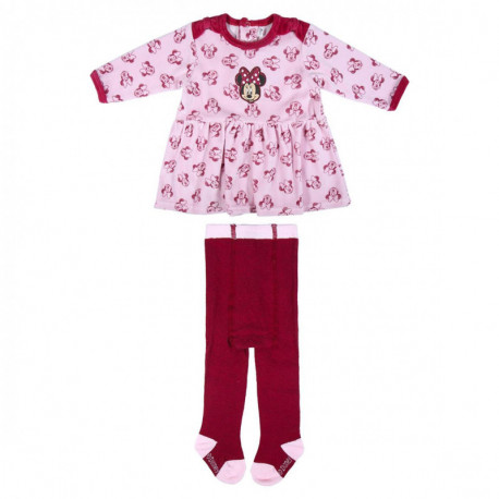Conjunto de bebe rosa de la MINNIE
