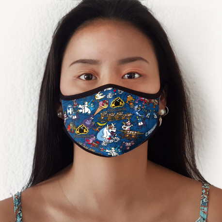 Mascarilla Reutilizable Party Kukuxumusu Juvenil