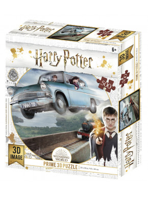 Puzzle lenticular Harry Potter Ford Anglia 500 piezas