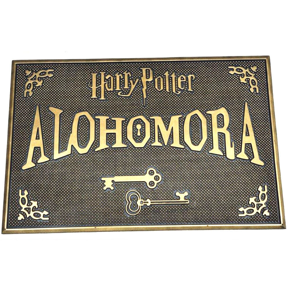 Doormat de borracha Harry Potter Alohomora por 16,90 euros