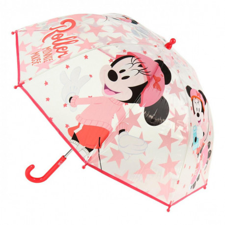 Parapluie rouge Minnie Mouse pour enfant
