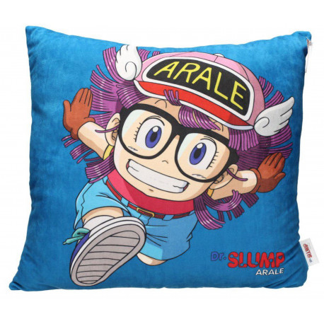 Cojín Cuadrado Arale Corriendo