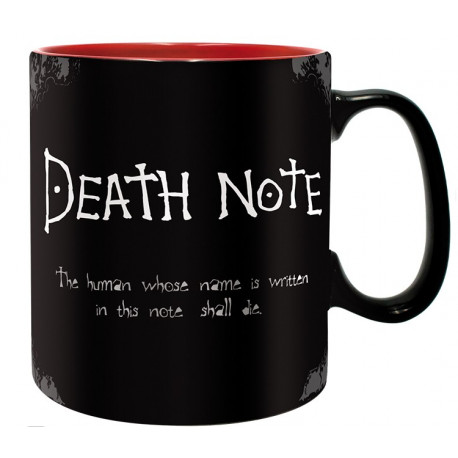 Taza grande con logo de Death Note 460 ml