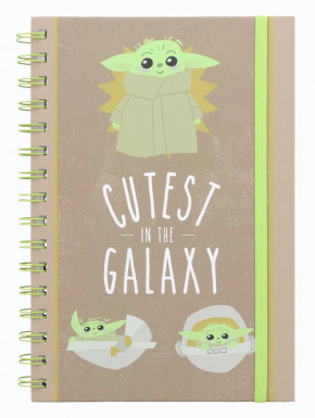 Cuaderno espiral Mandalorian Cutest in the Galaxy