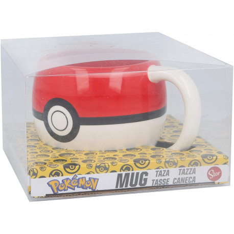 Taza 3D Pokeball Pokemon XXL