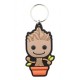 Keychain rubber Groot Marvel