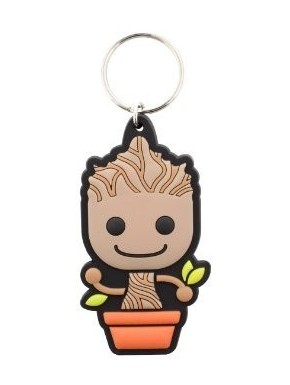 Chaveiro borracha baby Groot Guardiões da Galáxia