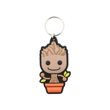 Keychain rubber Groot Marvel