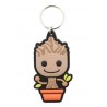 Chaveiro de borracha Baby Groot