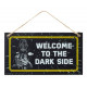 Placa de Madera Welcome To The Dark Side Star Wars