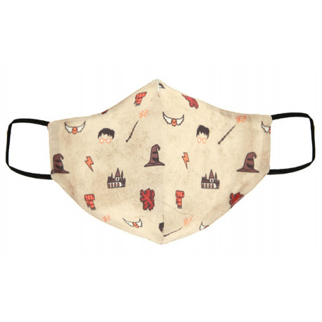 Mascarilla Reutilizable Harry Potter Iconos