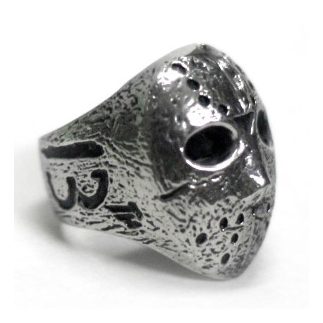 Bague en acier Jason de vendredi 13