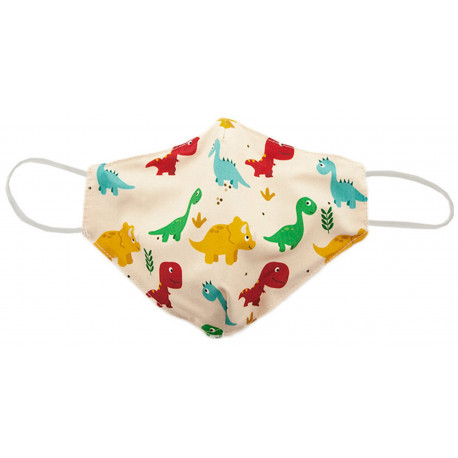 Mascarilla Reutilizable Dinosaurios Infantil