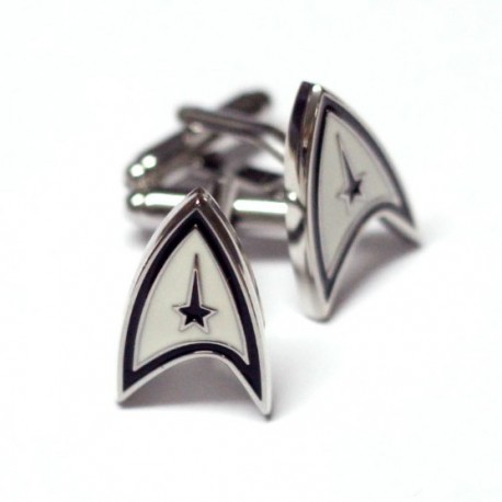 Cufflinks Star Trek insignia steel