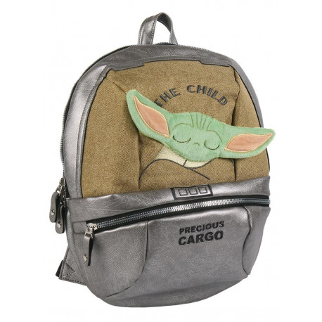 Mochila Baby Yoda durmiendo El Mandaloriano