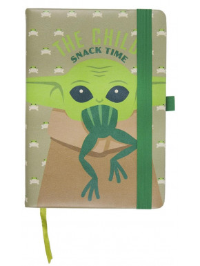 Cuaderno Baby Yoda rana El Mandaloriano