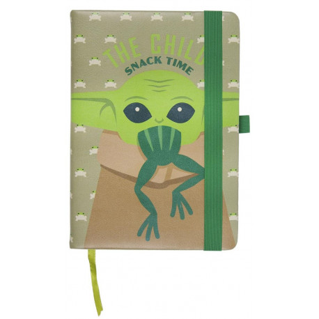 Cuaderno Baby Yoda rana El Mandaloriano