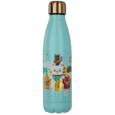 Botella Metálica Maneki Neko