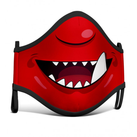 Mascarilla Infantil Reutilizable Demonio