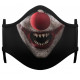 Mascarilla Reutilizable Juvenil Payaso Demoniaco
