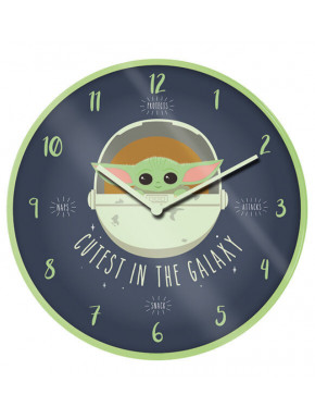 Reloj de Pared Mandalorian Cutest in the Galaxy